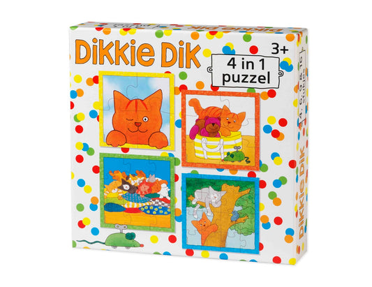 Dikkie Dik 4 in 1 - 4, 6, 9, 16 stukjes