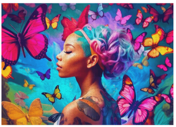 Queen of butterflies - 1000