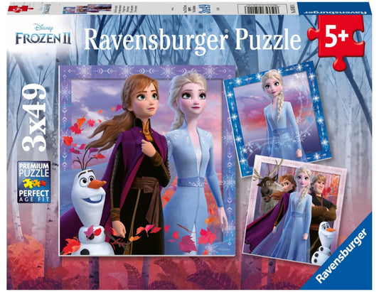 Disney Frozen II - De Reis Begint - 3 x 49 stukjes