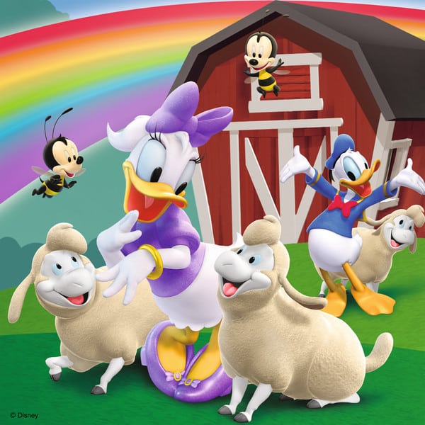 Iedereen houdt van Mickey - 3 x 49 stukjes