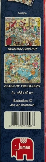 Jan van Haasteren - Seafood Supper - Clash of the Bakers - 2 x 1000 - tweedehands