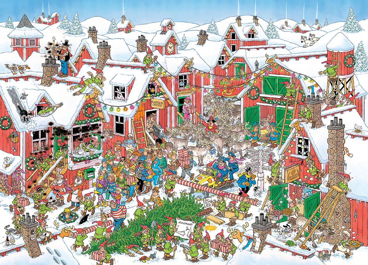 Het dorp van de kerstman - 1000
