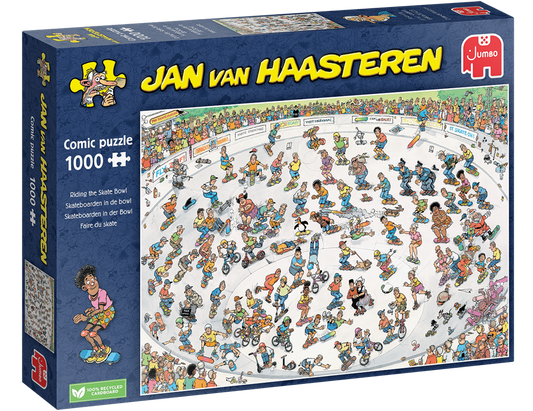 Skateboarden in de bowl - 1000