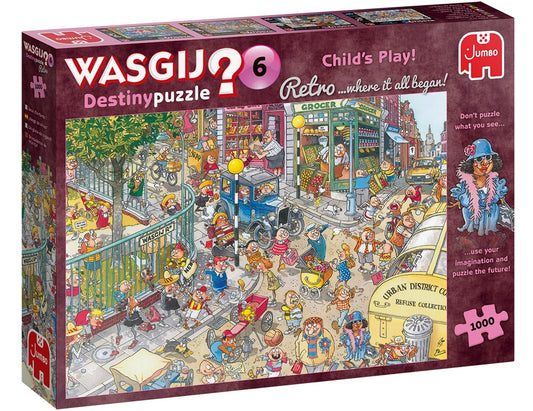 Wasgij Retro Destiny 6 - Kinderspel! - 1000