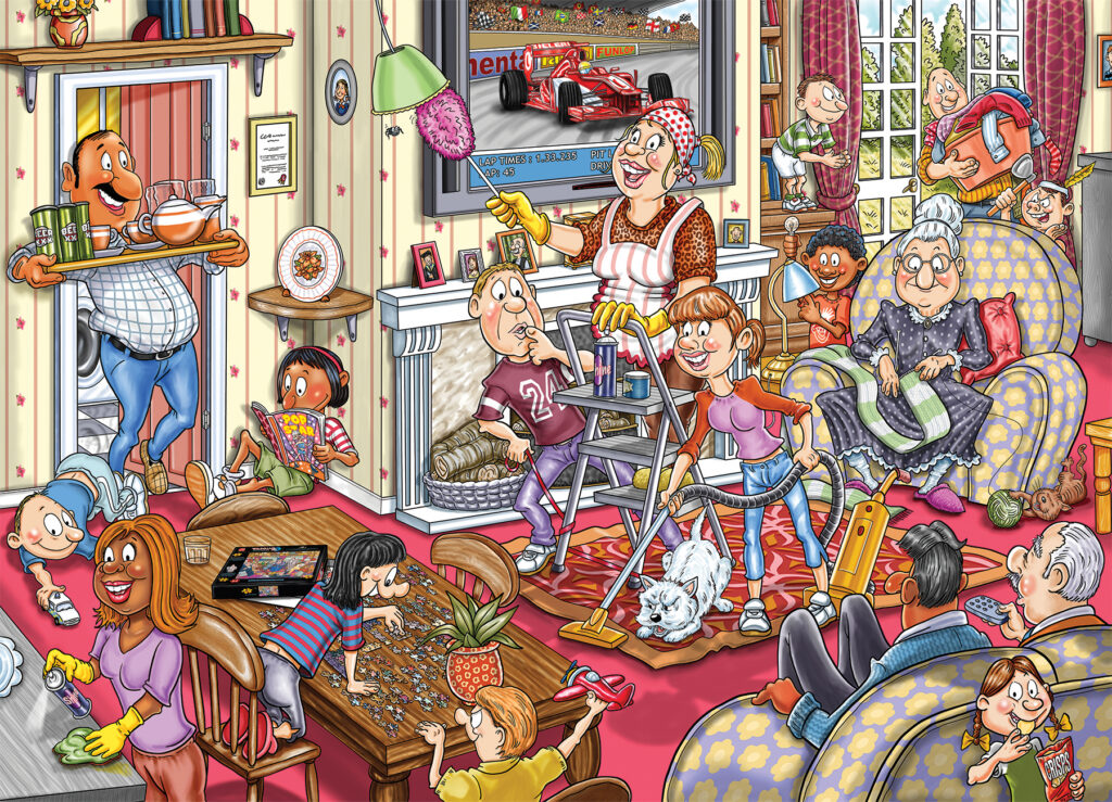 Wasgij Retro Mystery 10 - De voorjaars-schoonmaak - 1000