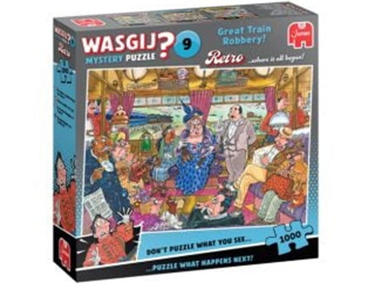 Wasgij Retro Mystery 9 - De grote treinroof! - 1000