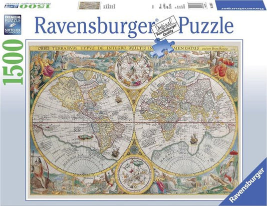 Wereldkaart 1594 - 1500