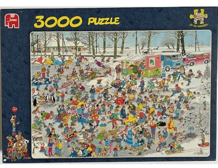 Jan van Haasteren - Op glad ijs - 3000 - tweedehands