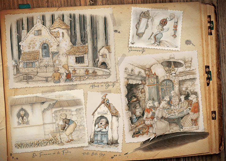 Anton Pieck - Efteling - 1000