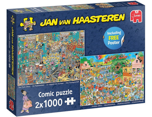 Muziekwinkel & Vakantiekriebels - 2x 1000