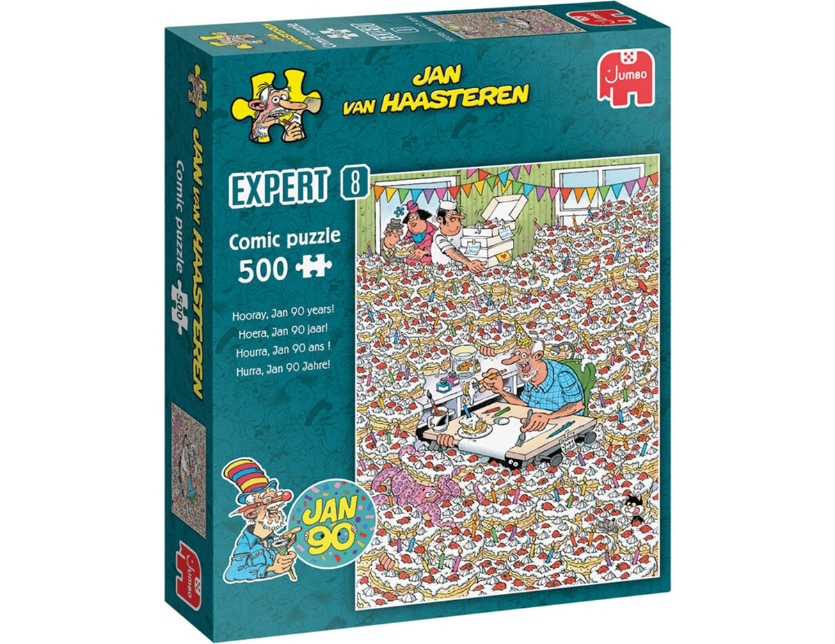 8 Hoera! Jan 90 jaar - 500