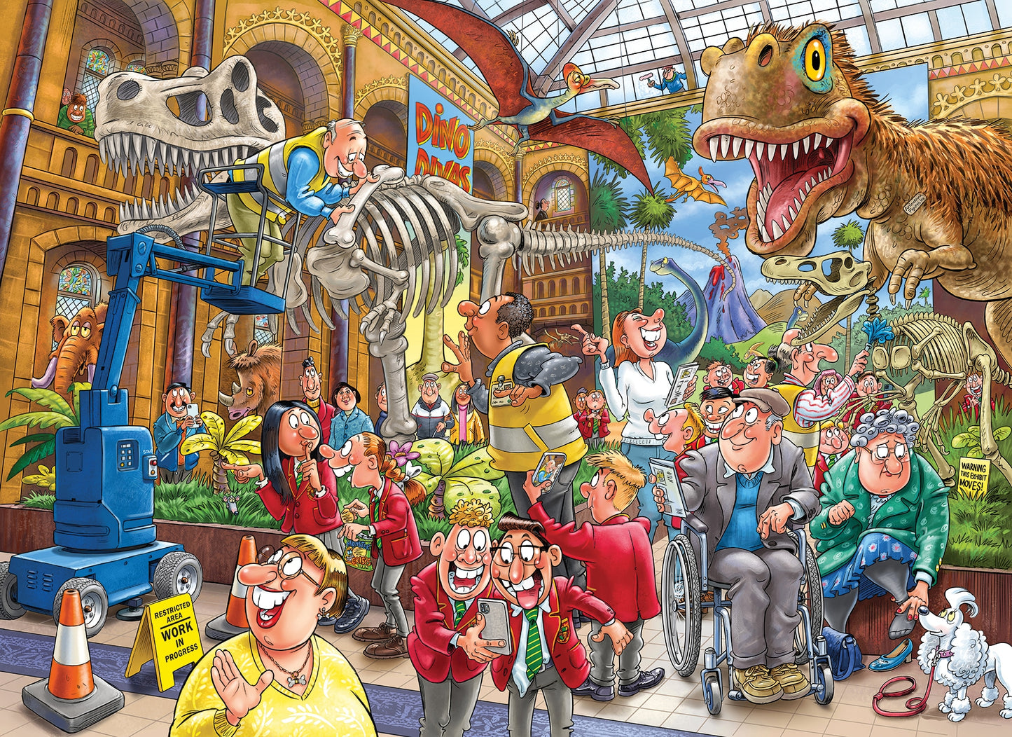Wasgij Mystery 24 - Paniek in het museum - 1000