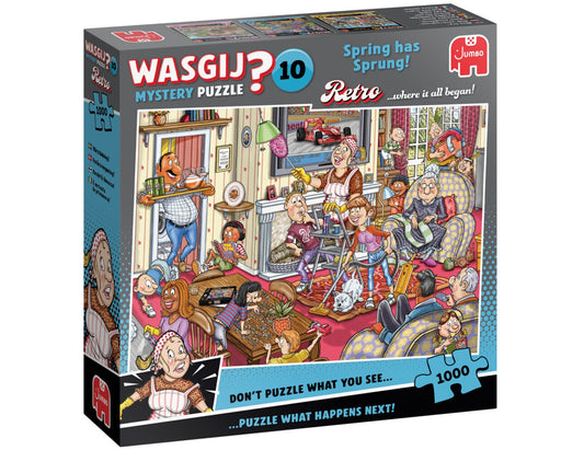 Wasgij Retro Mystery 10 - De voorjaars-schoonmaak - 1000